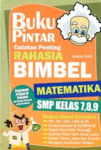 Image of buku pintar catatan penting rahasia bimbel matematika